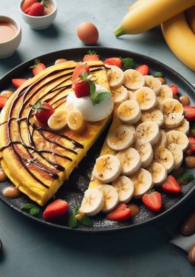 Delight banana Omelette