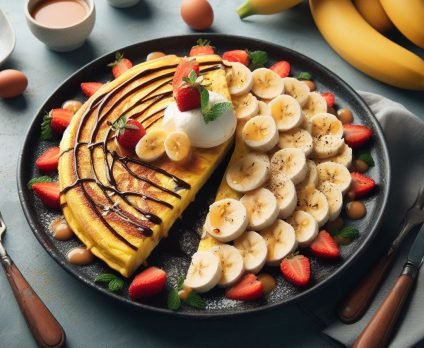 Delight banana Omelette